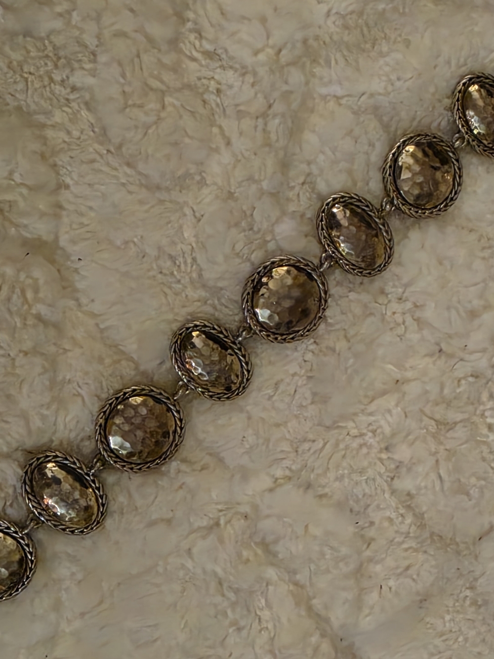 Gold-Tone Faceted Crystal Link Bracelet - Women Jewelry